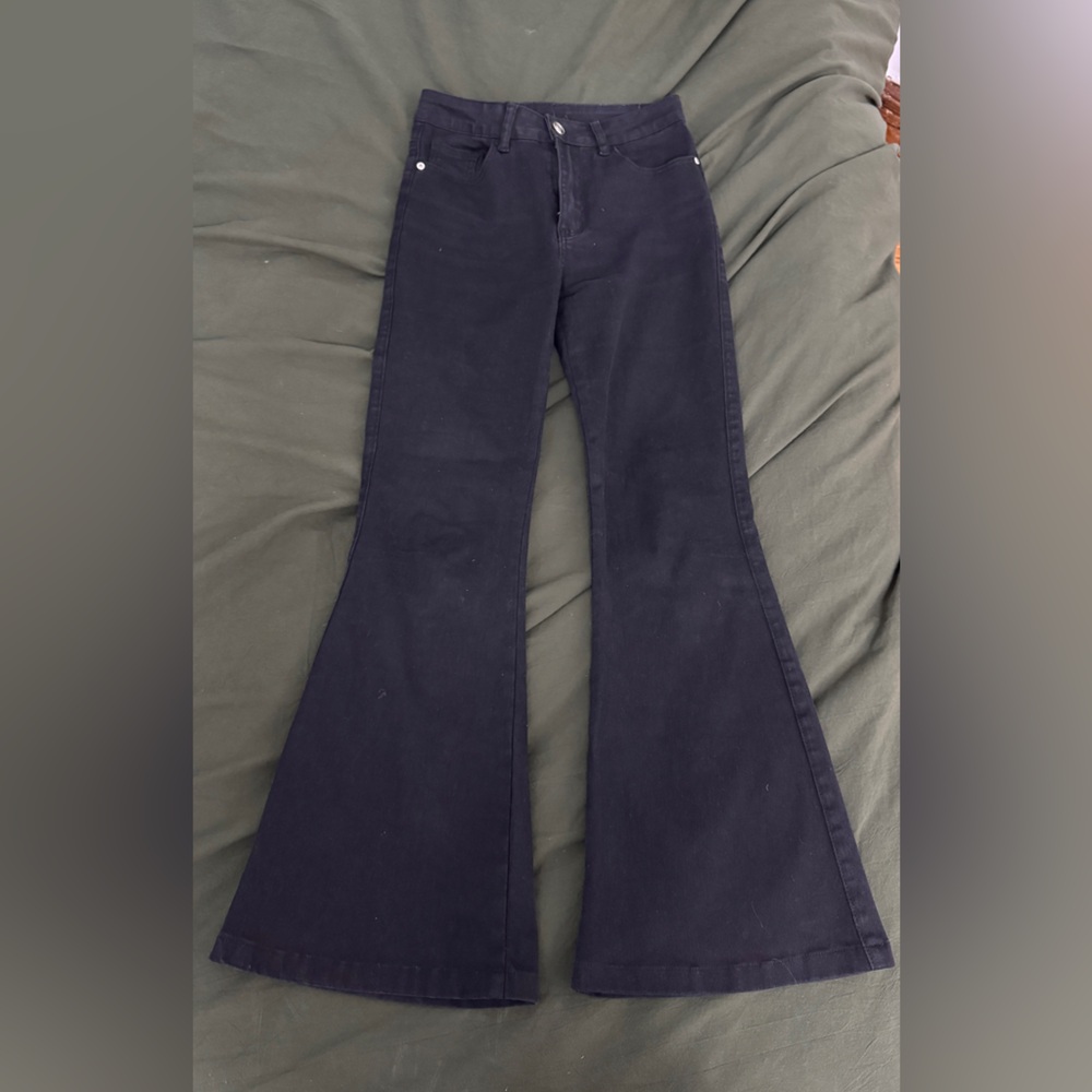 ELA Black Flare Jeans
